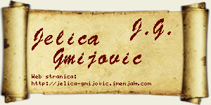 Jelica Gmijović vizit kartica